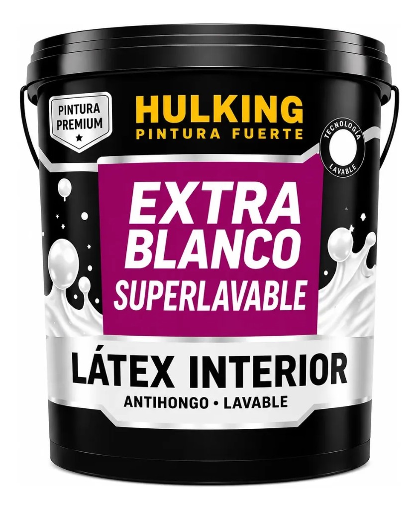 Látex Interior Premium HULKING Extra Blanco Superlavable